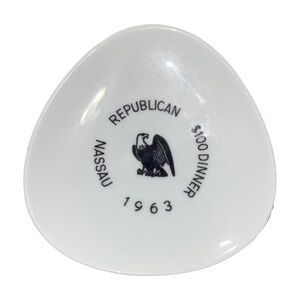 Trinket Dish Republican Party Rosenthal West Germany - Nassau 1963 Used